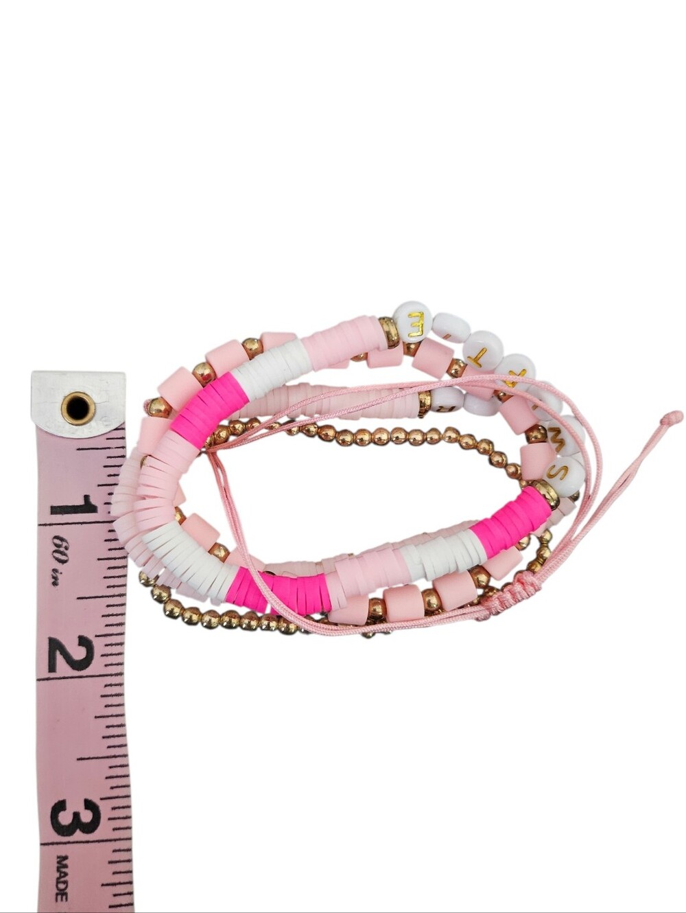 5 PC Taylor Swift Stackable Bracelet Set - Picture 5 of 7